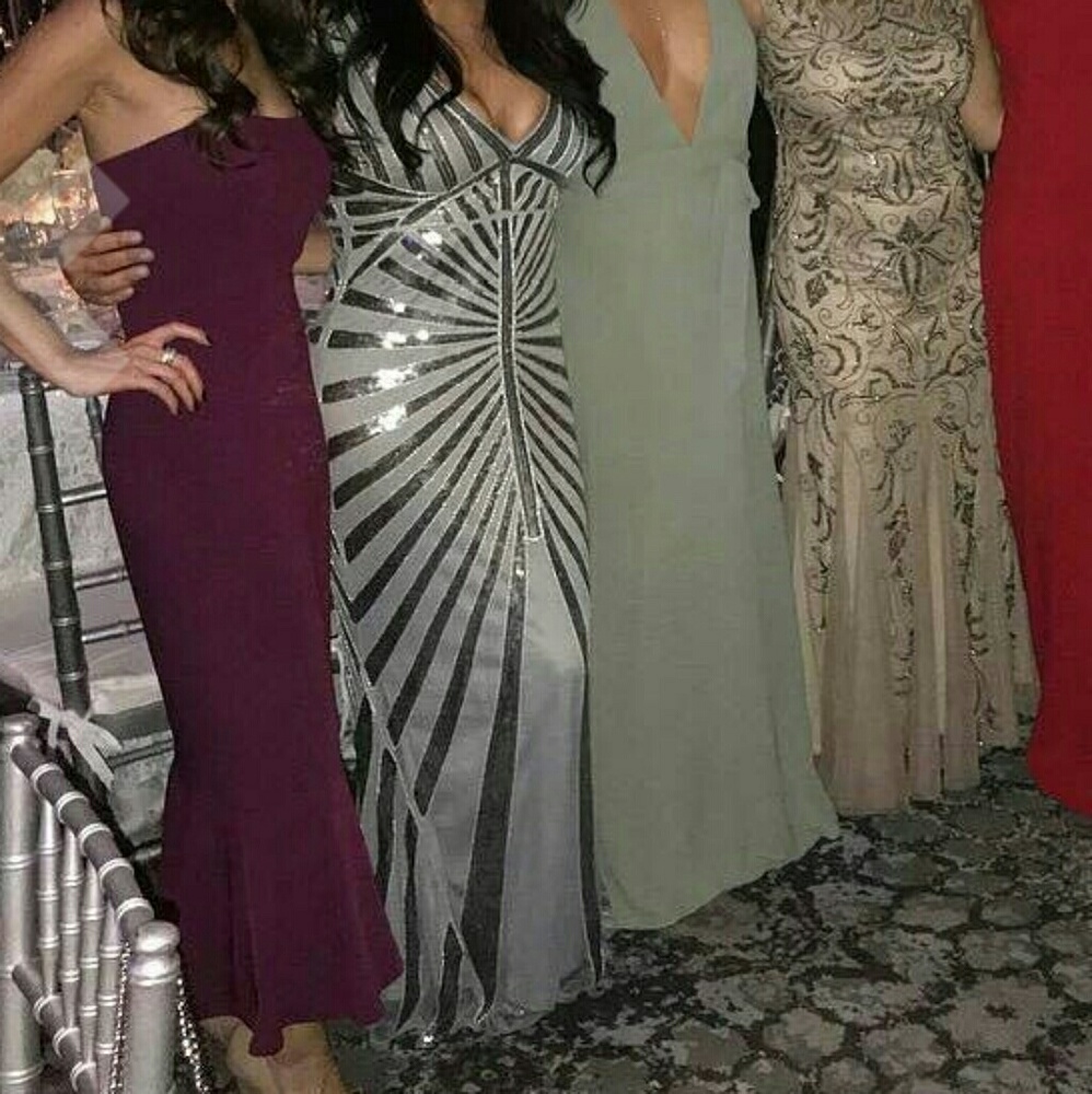 Old Hollywood Mermaid Gown - Picture 2 of 5